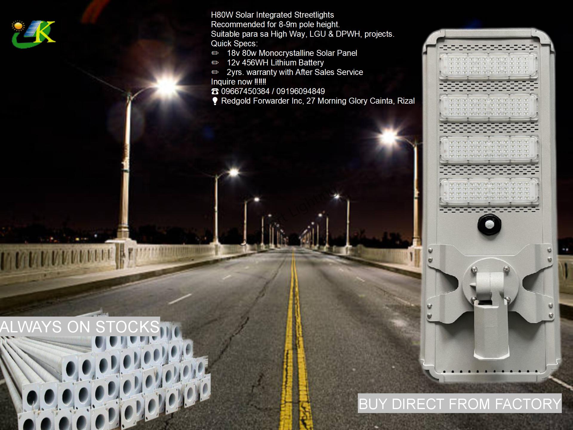 Liking Solar H Series Solar Street Lights
