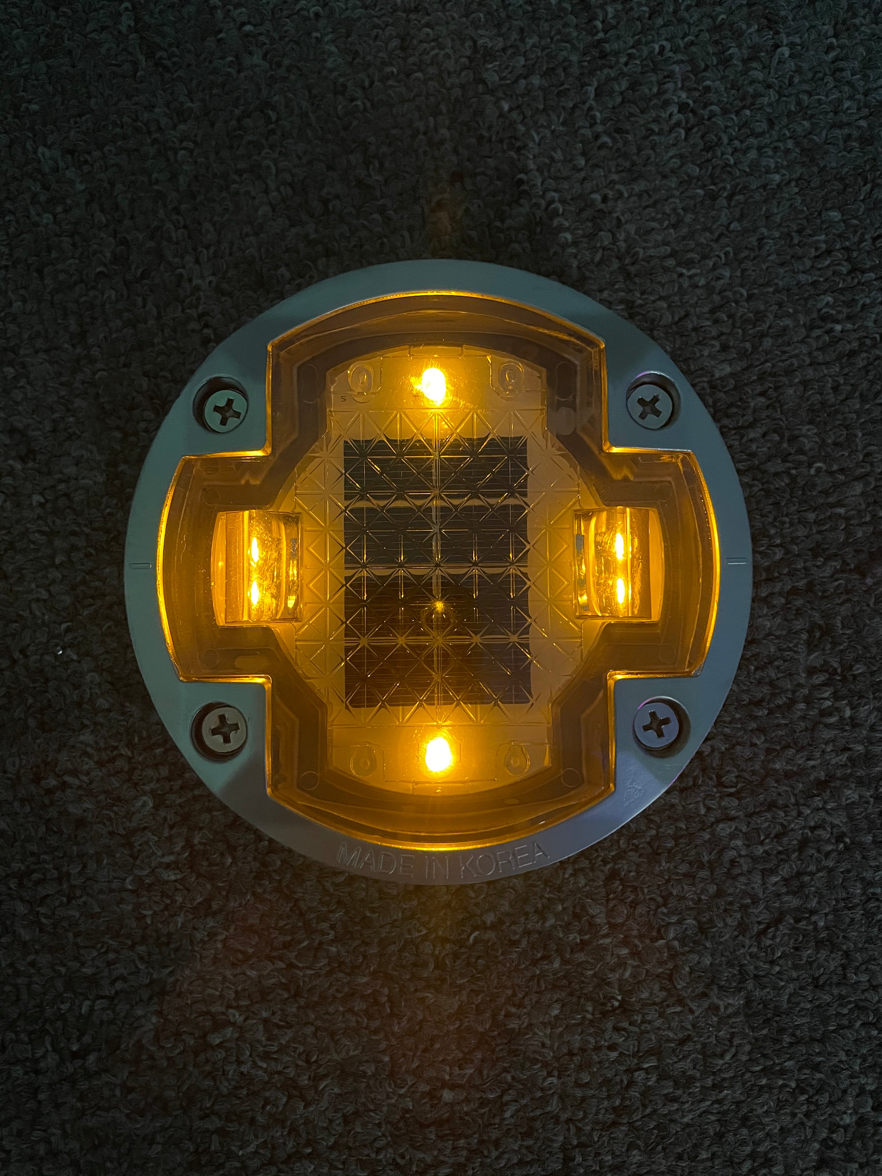 Liking Energy Solar Light yellow color solar road stud lights solar garden lights