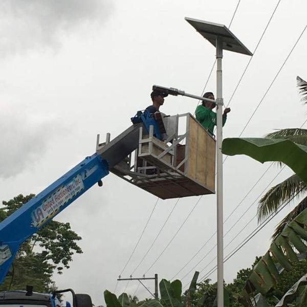 50W Solar Street Light Philippines projects Solar street lights projects